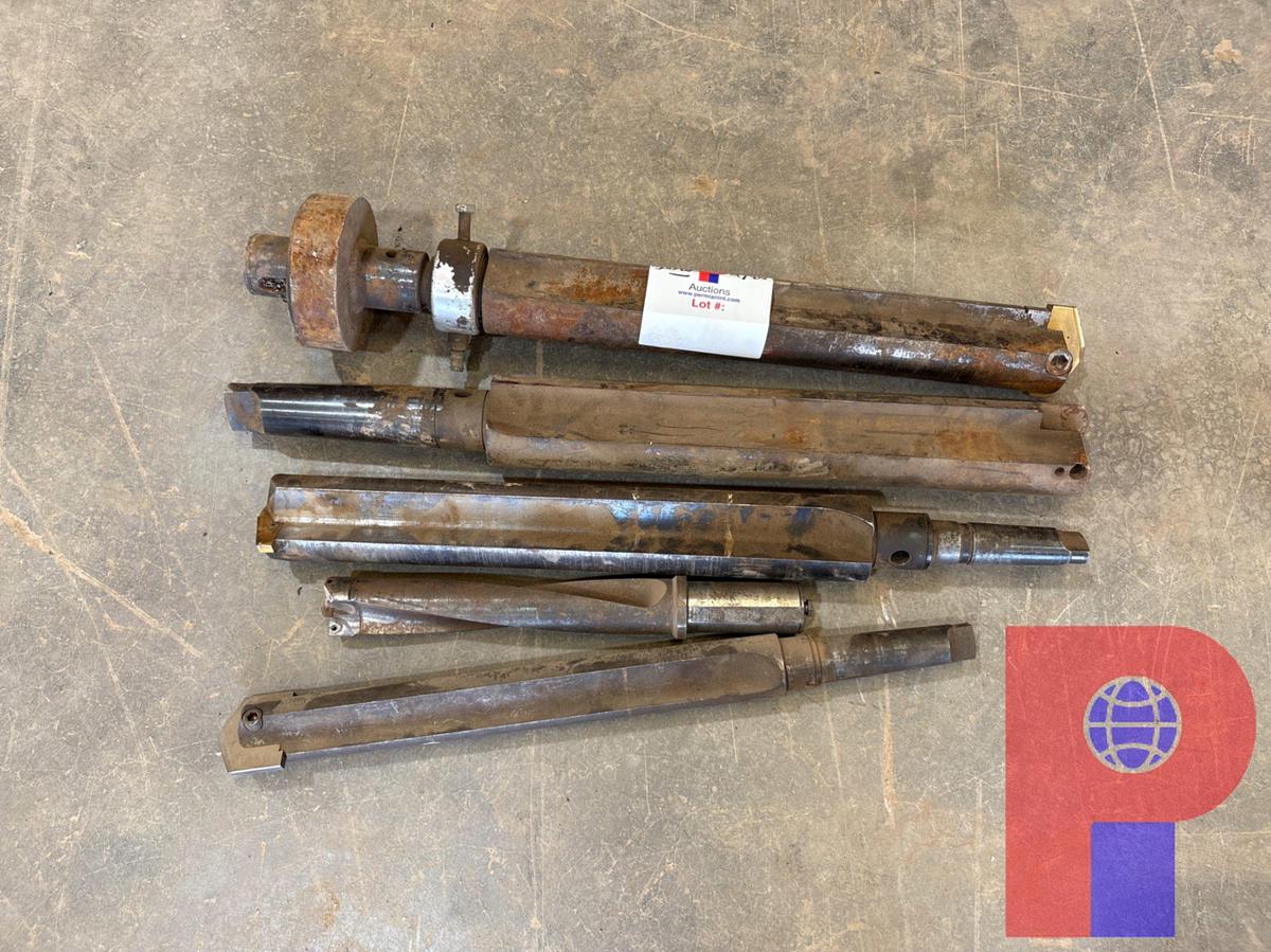 Used (5) ASSORTED BORING BARS FOR LATHE