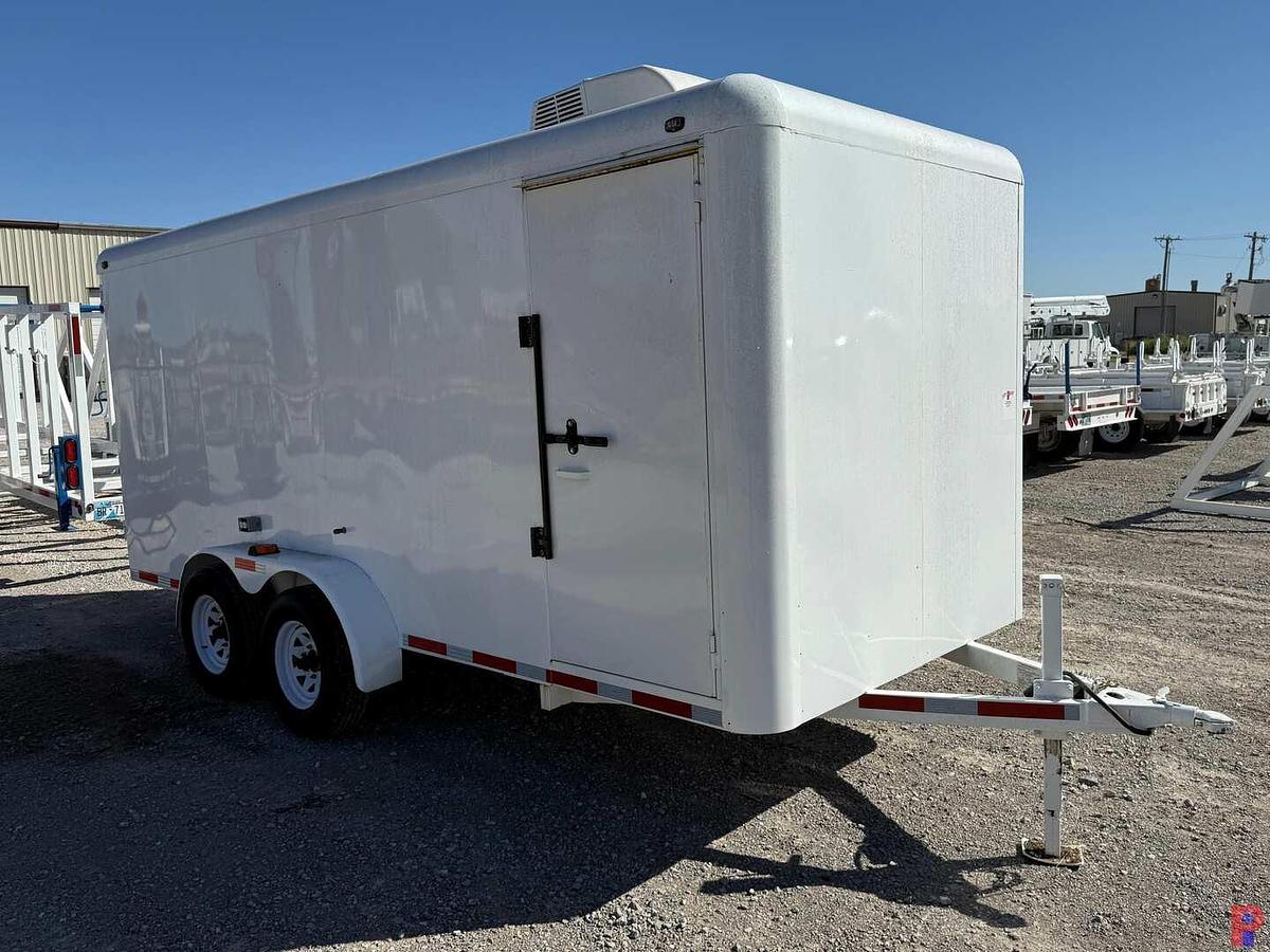 Used 16’ T/A BUMPER PULL DIELECTRIC CARGO TRAILER
