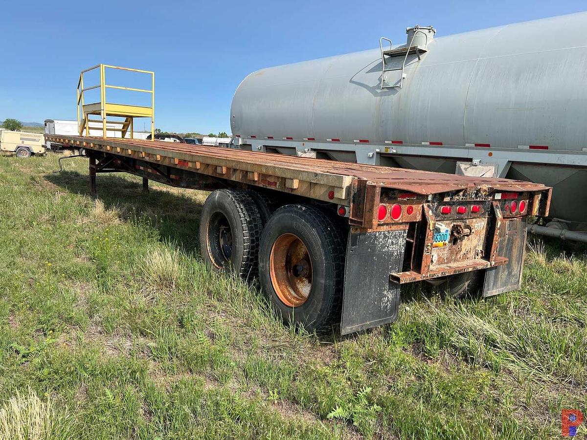 Used 1985 FRUEHAUF 45' T/A FLATBED TRAILER
