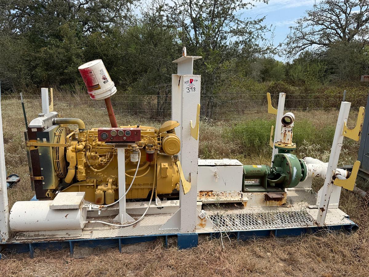 Used Mission 5x6R Cent Pump p/b: CAT 6cyl. diesel engine