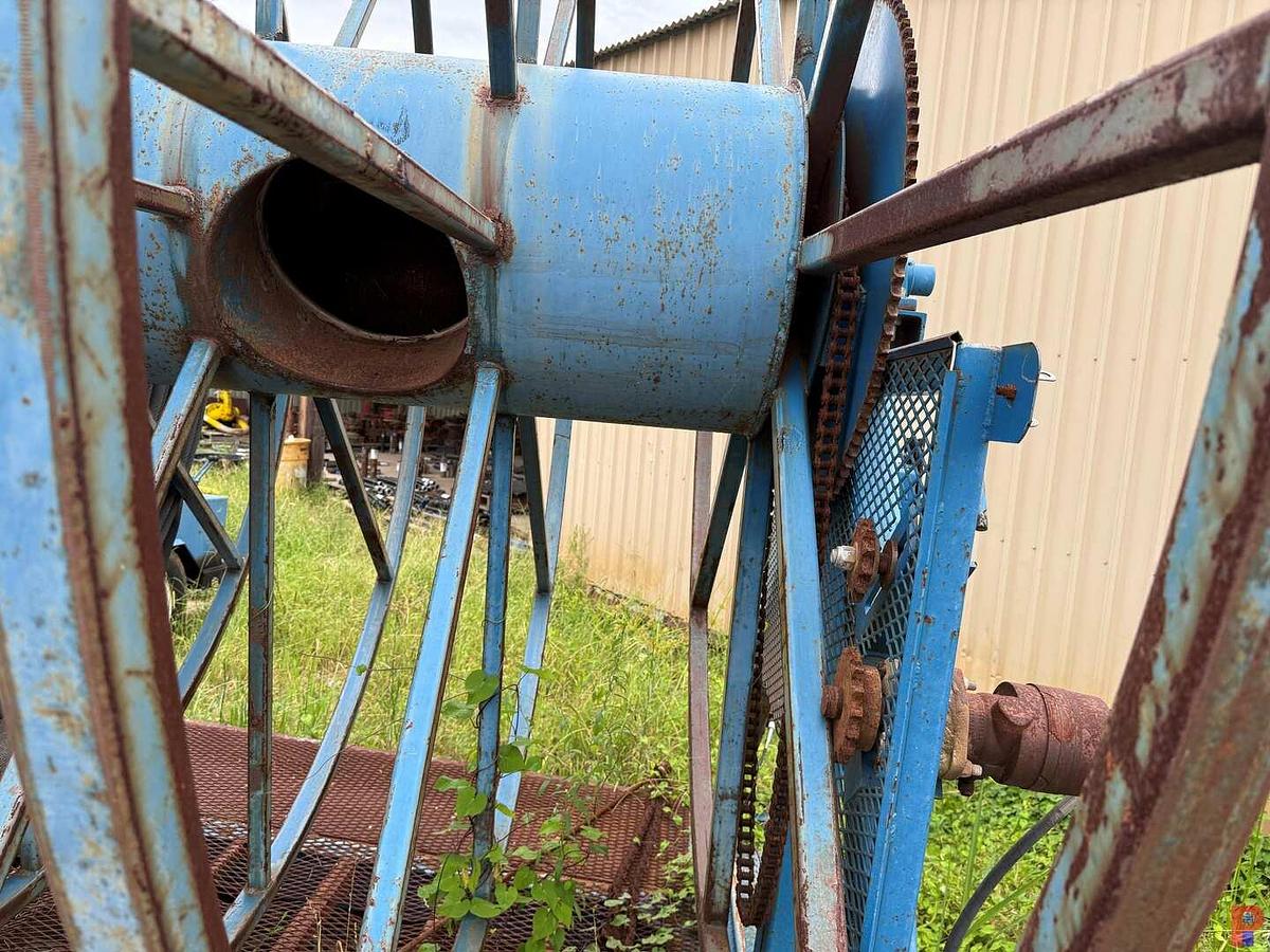 Used 2014 LUTTRELL WELDING SERVICES 19’ X 96” T/A BUMPER PULL HYDRAULIC REEL TRAILER