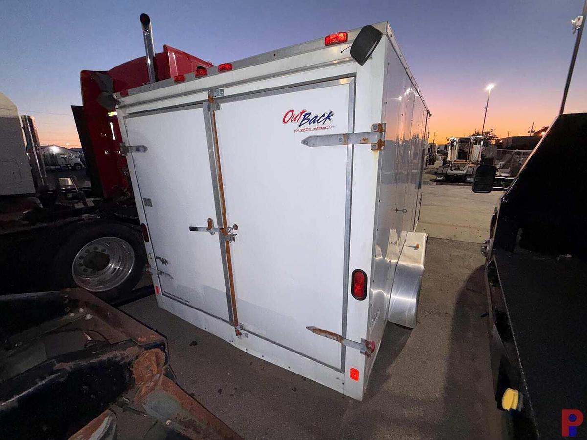 Used 2010 PACE AMERICAN 14’ T/A FUEL TRANSFER PUMP BUMPER CARGO TRAILER