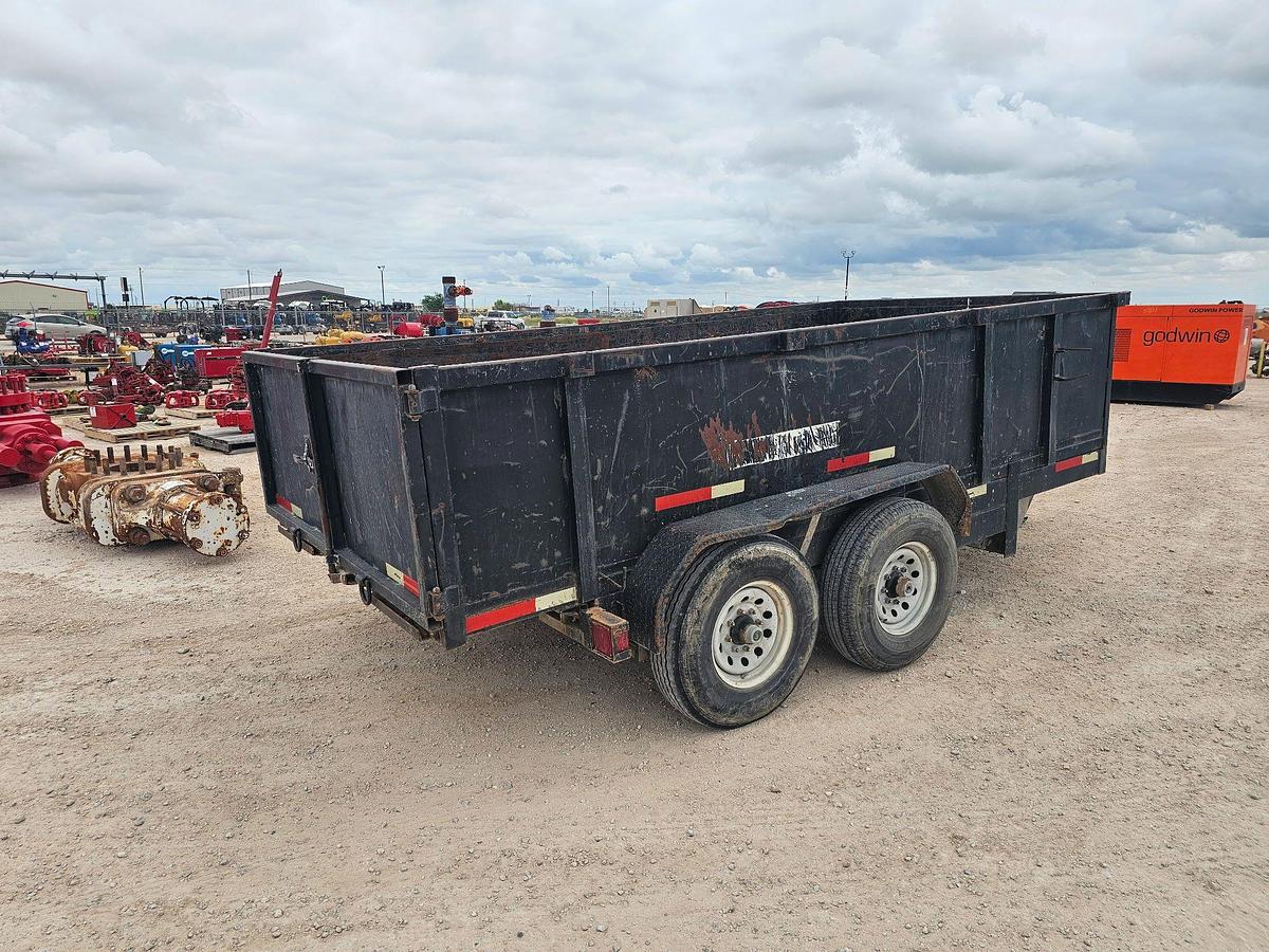 Used Shopbuilt 14' T/A Dump Trailer