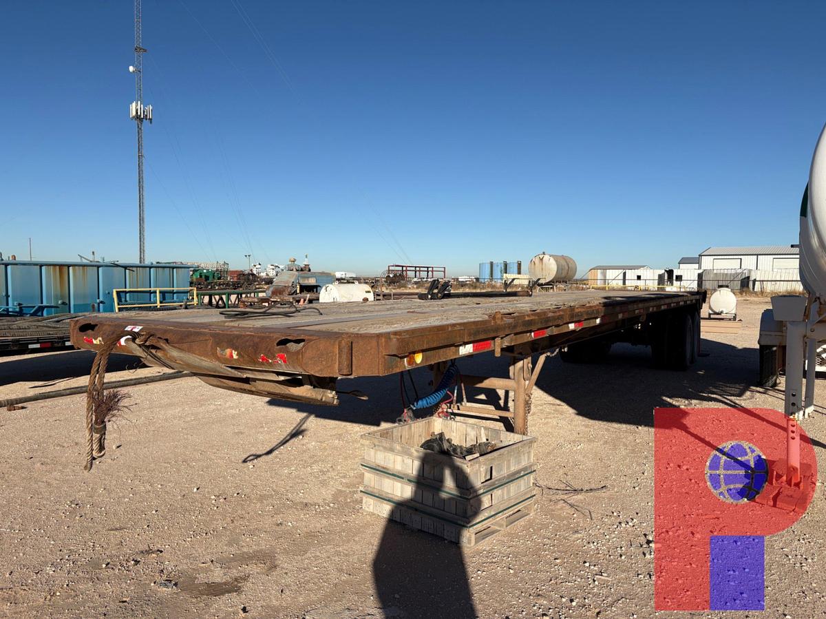 Used SHOPBUILT 40’ X 8’ T/A FLATBED TRAILER