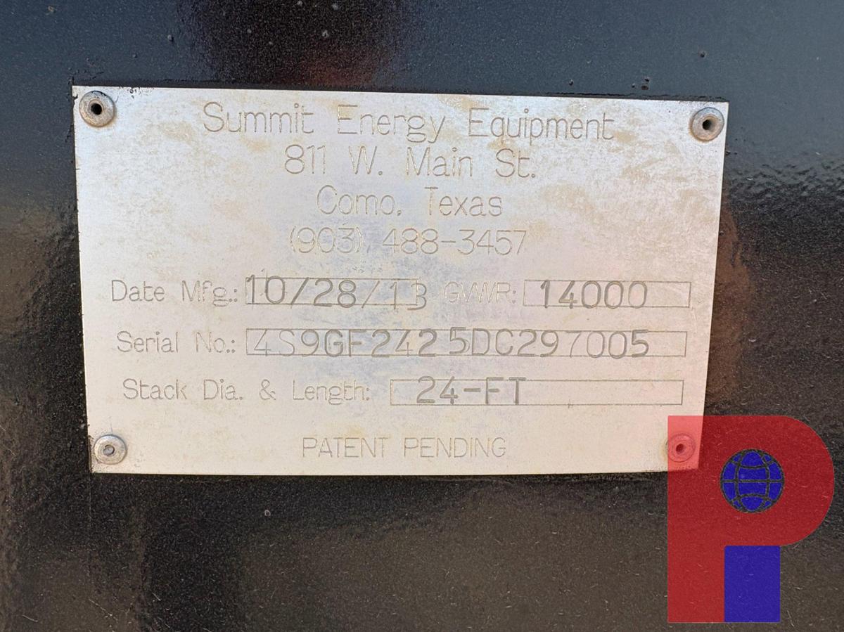 Used 2013 SUMMIT 24’ X 6.5’ T/A GOOSENECK TRAILER