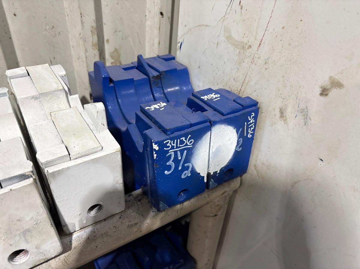 Used SET OF (2) 3-1/2” REEDY BOP PIPE RAMS