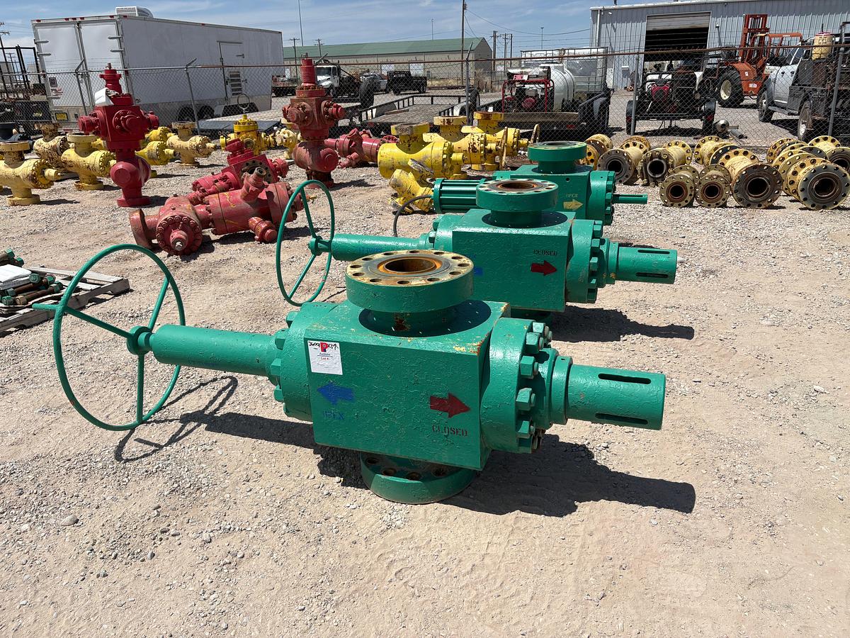 Used (3x$) (3) 7-1/16” 10k frac valves