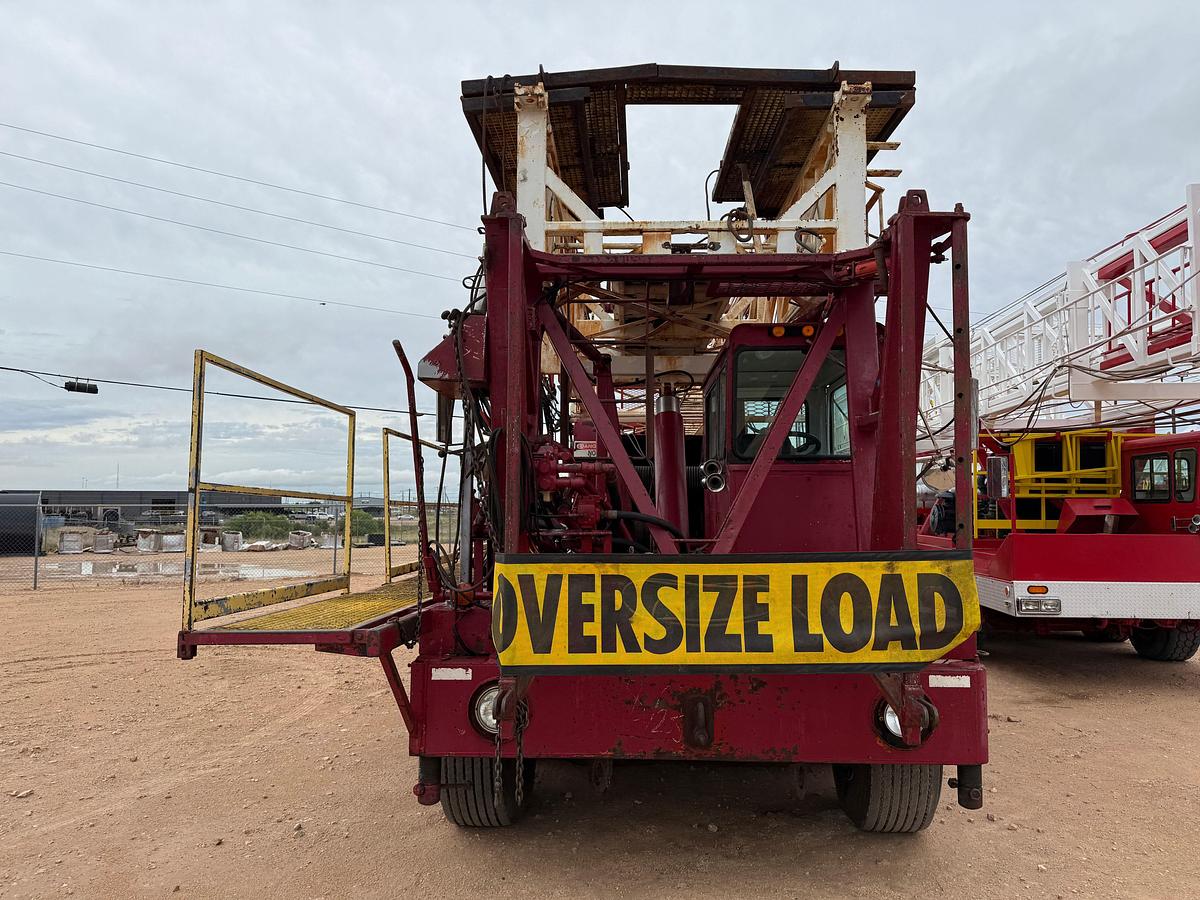 Used 1980 COOPER LTO-350 DD 96'-205K 4-AXLE DRIVE-IN WELL SERVICE WORKOVER RIG