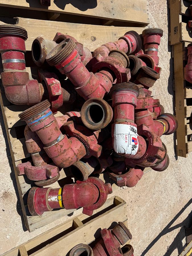 Used PALLET W/ (15) 3” FIG 1002 10K WP ELBOWS