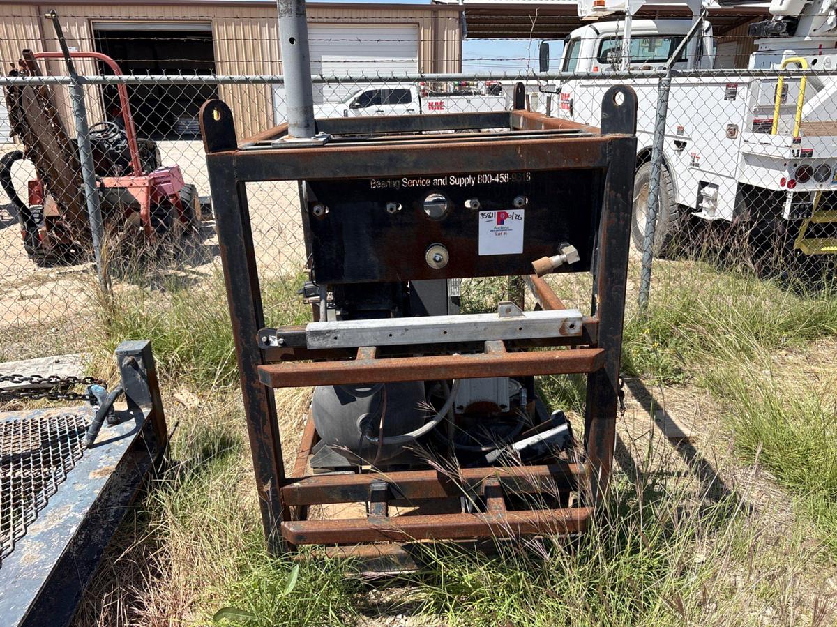 Used Bearing service & supply 5’ x 3.5’ pneumatic grease injection skid