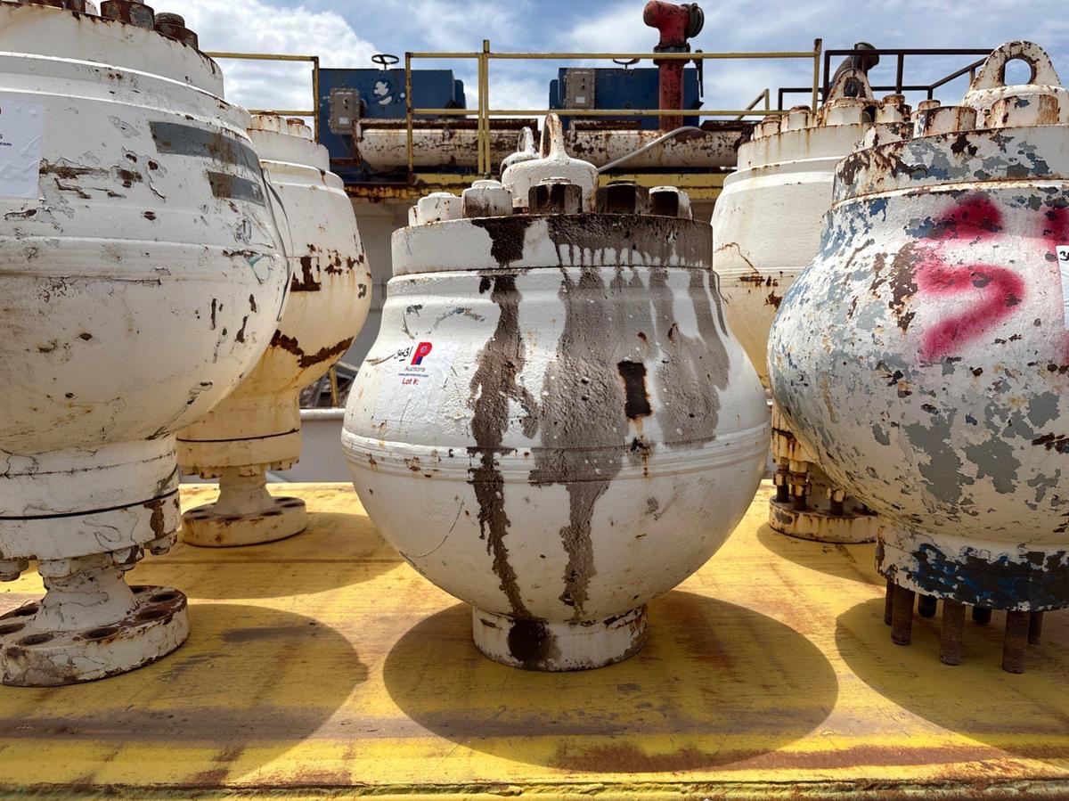 Used (2) HYDRIL 5K pulsation dampeners