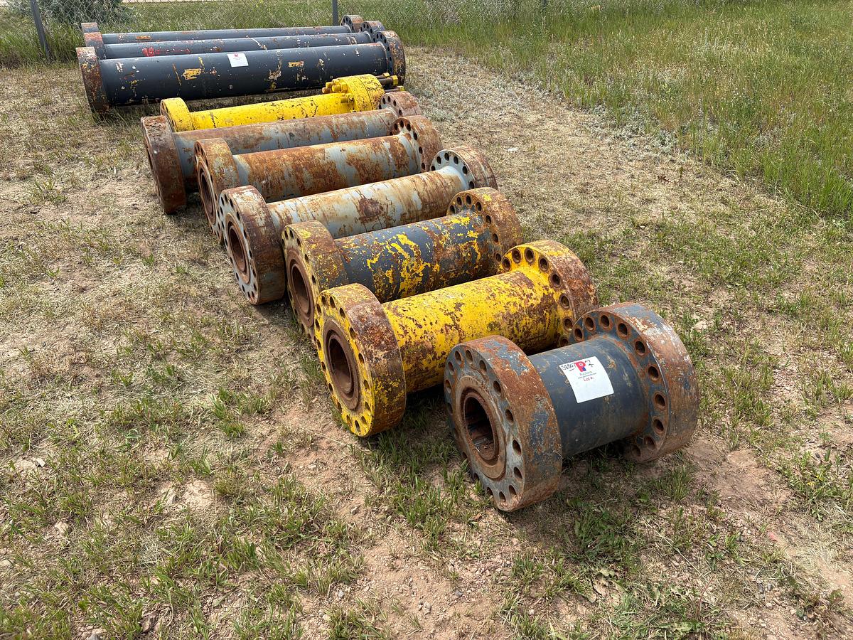 Used (7) 7-2/16” 10k & 15k spacer spools, 24” to 60”L