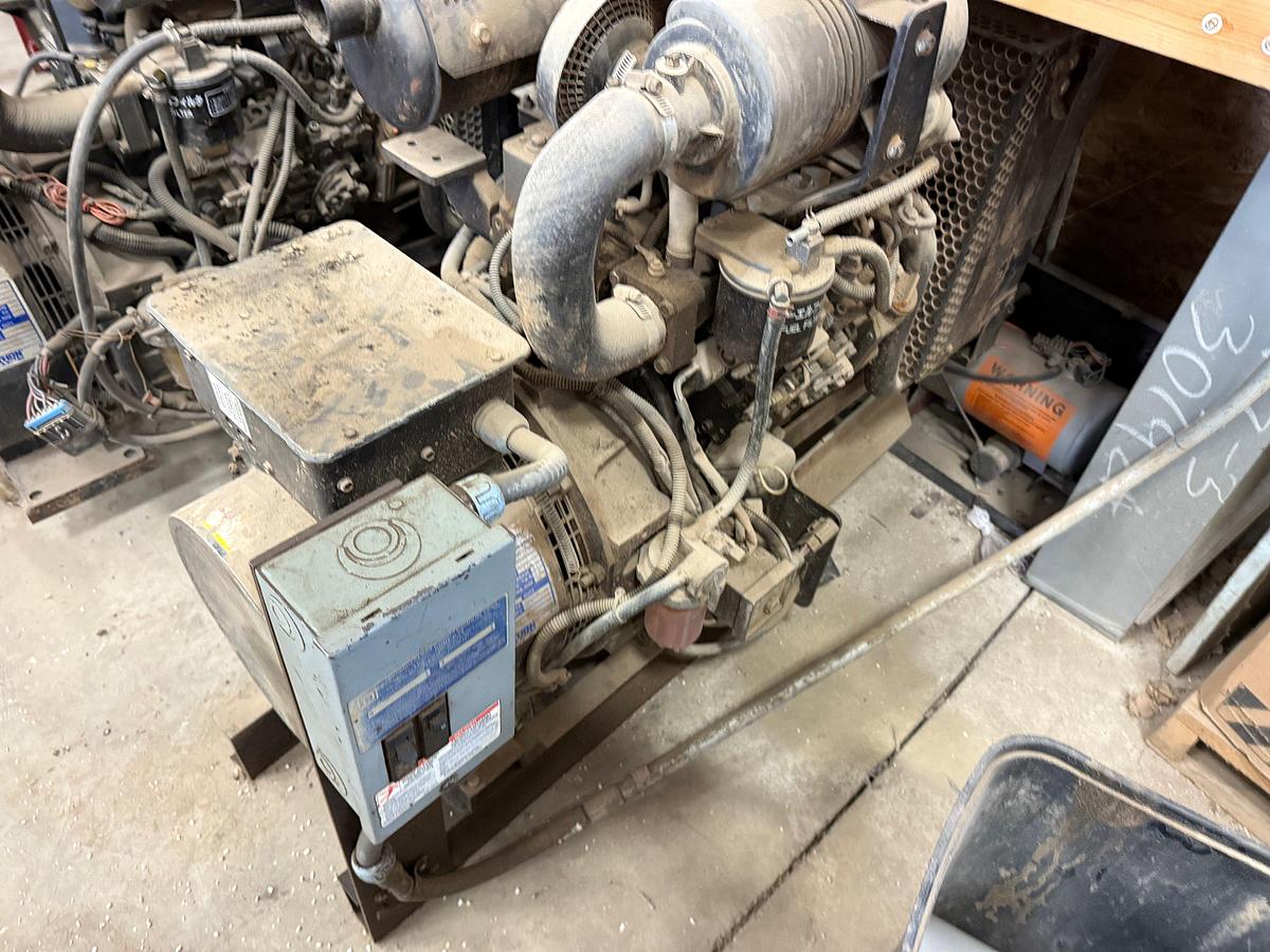 Used MARATHON 8-KW GENERATOR P/B YANMAR 3-CYLINDER DIESEL ENGINE