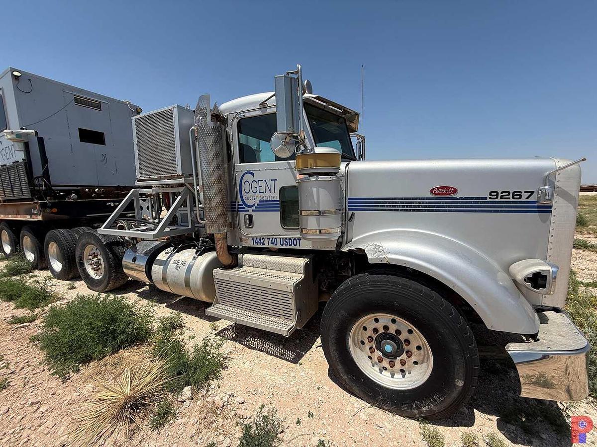 Used 2013 PETERBILT 367 QUAD AXLE COIL TUBING HAUL TRUCK