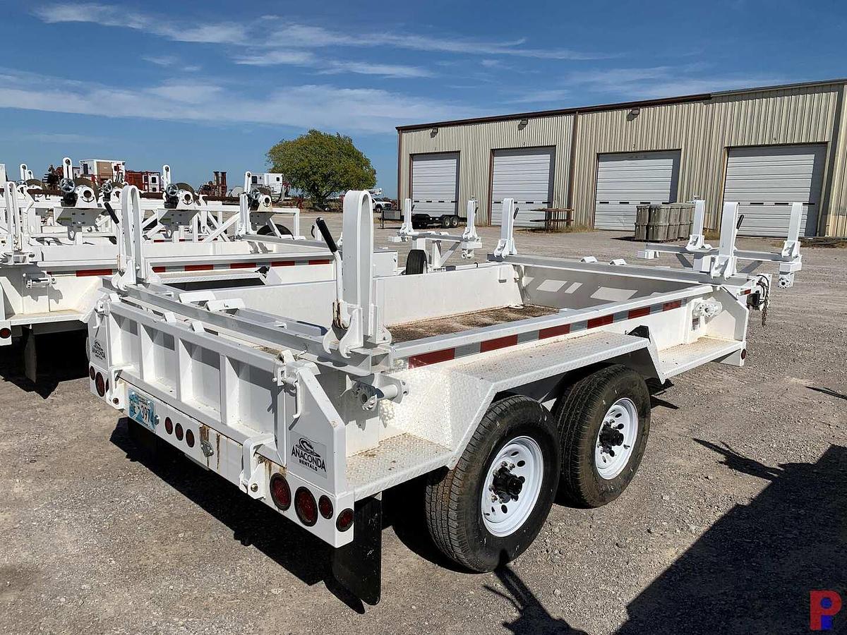 Used 2018 BROOKS BROTHERS TRAILERS 21’ T/A PINTLE HITCH POLE TRAILER