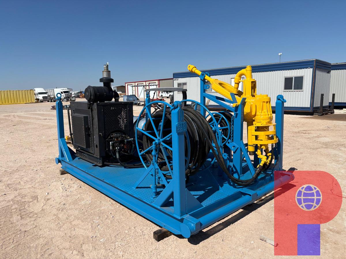 Used BOWEN 2.5 85-TON POWER SWIVEL UNIT, SKIDDED