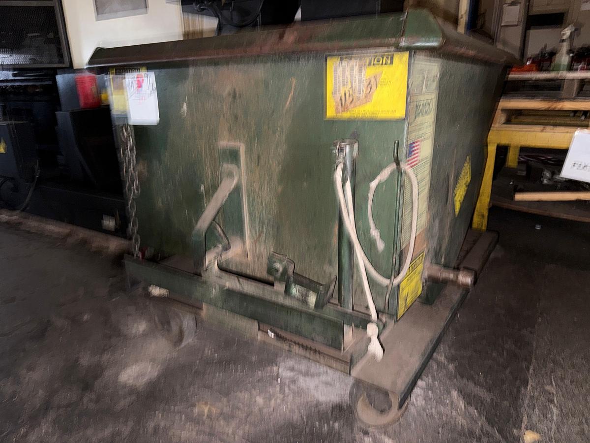 Used ROLLING  3-4 CUYD SELF-DUMPING METAL HOPPER