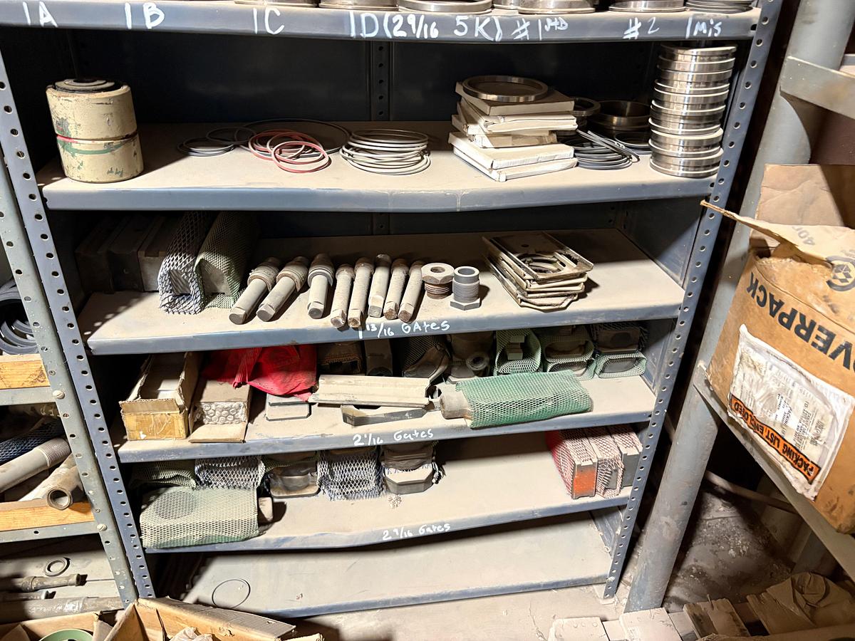 Used Lot of assorted frac valve parts