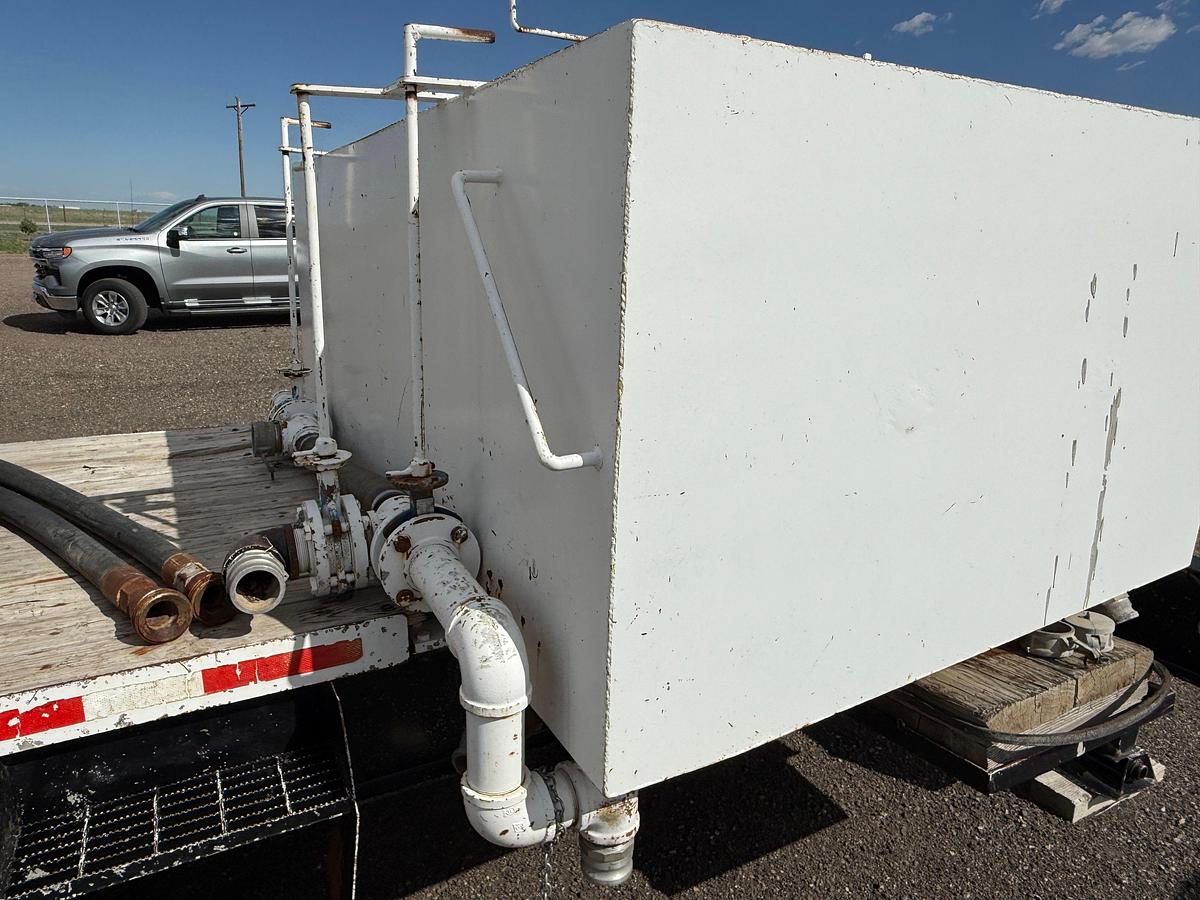 Used GARDNER DENVER TEE 5K WP TRIPLEX PUMP MTD. 2008 TEMCO 26’ x 102” T/A GOOSENECK TRAILER