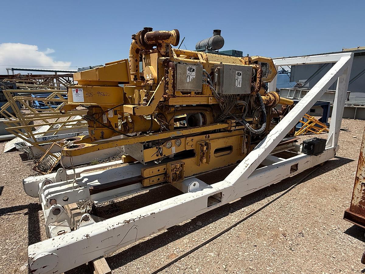 Used CANRIG MOD 4017AC-122 175-TON NC-46 CONN 5K WP TOP DRIVE W/ TRANSPORT SKID