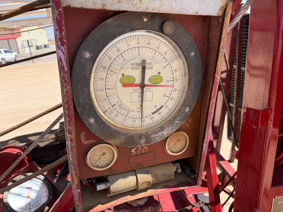Used 1980 TAYLOR 4-AXLE WELL SERVICE RIG