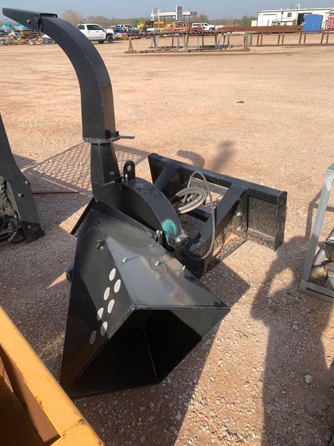 Used Hydraulic Skid Steer Mower King Attachment