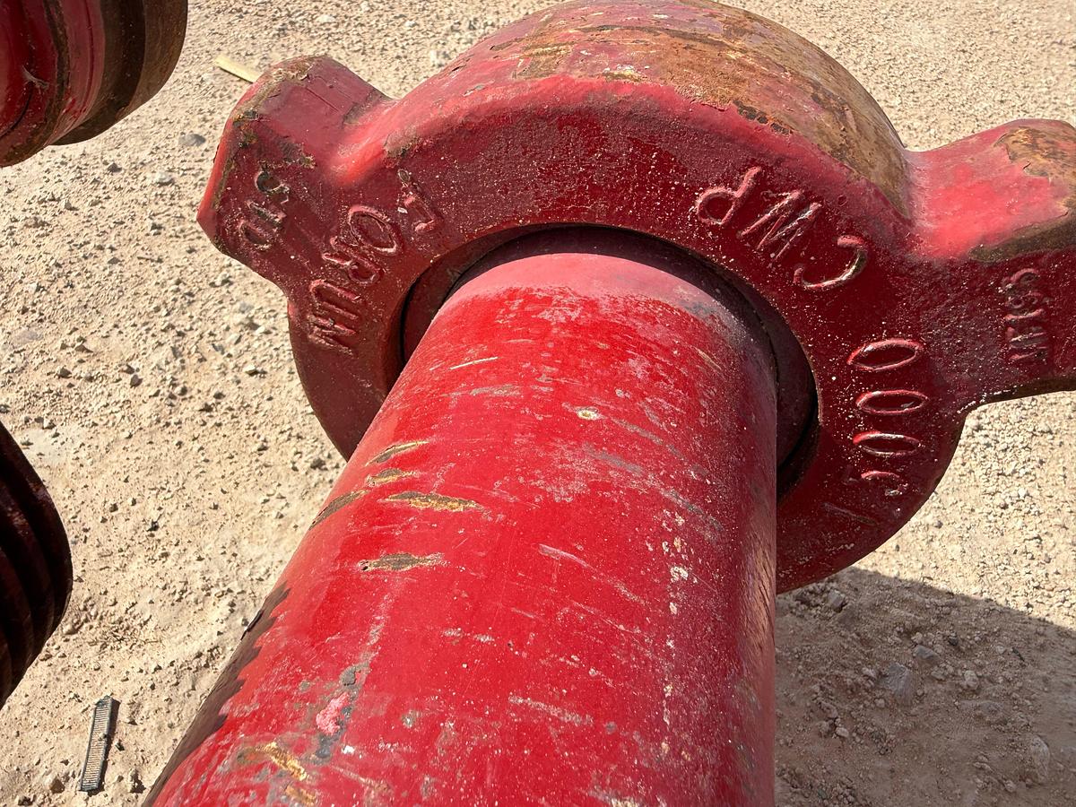 Used (10 X $) (4) 4” X 15’L, (2) 8’L, (3) 6’L, (1) 3” X 6’L FIG 1502 15K WP FLOW IRON