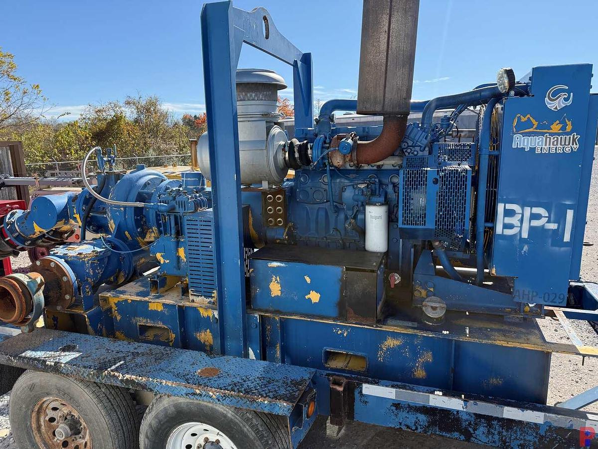 Used GODWIN HL225M 10X8 CENTRIFUGAL PUMP P/B CATERPILLAR C9 300 HP TOWABLE PUMP