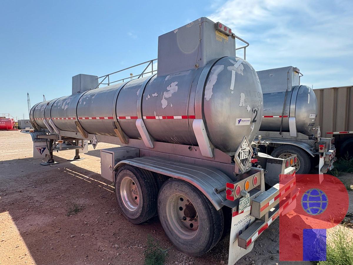 Used 2012 TANKCON  5,400 GALLON T/A CHEMICAL TRANSPORT TRAILER