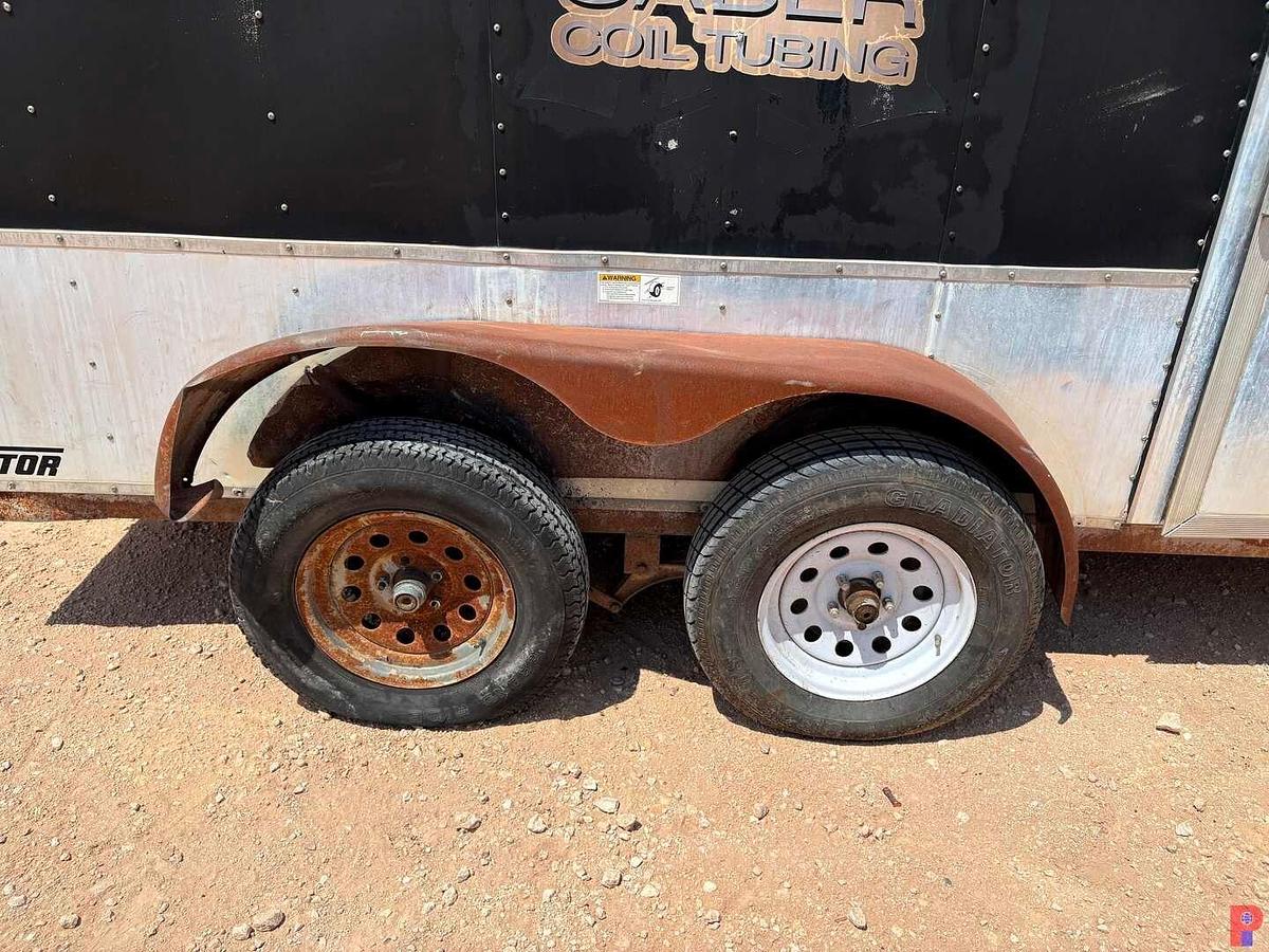 Used CARGO CRAFT 15’ X 7’ T/A BUMPER PULL ENCLOSED TRAILER