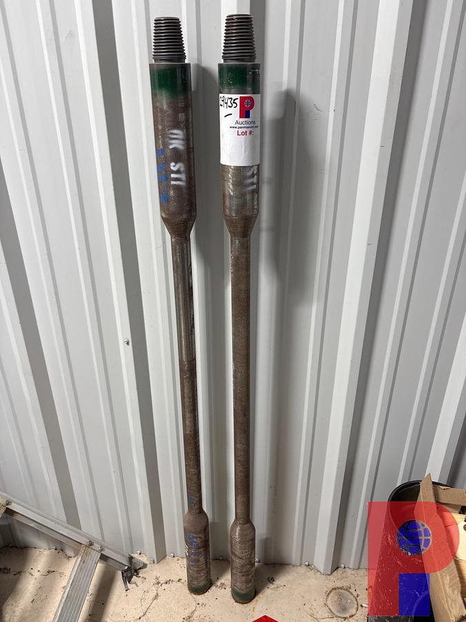 Used (2) 3-1/8”OD X 62”L DRILL PIPE EXTENSIONS