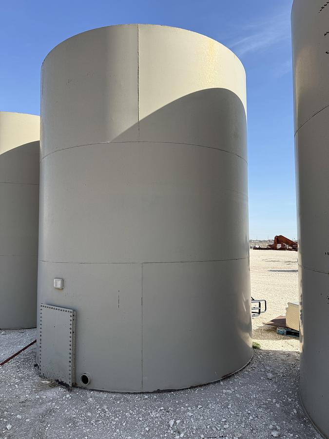 Used 2007 CRALL PRODUCTS 12’ DIA X 15’ H 300 BBL CRUDE OIL STORAGE TANK