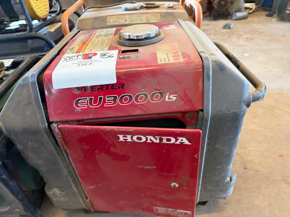 Used (5) SMALL 1500 WATT TO 4375 WATT PORTABLE GAS GENERATORS