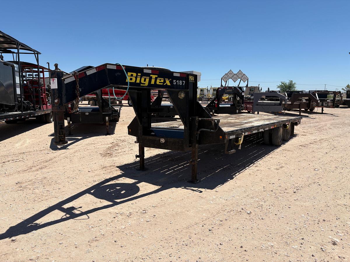 Used 2012 BIG TEX 26’ X 102” T/A GOOSENECK TRAILER