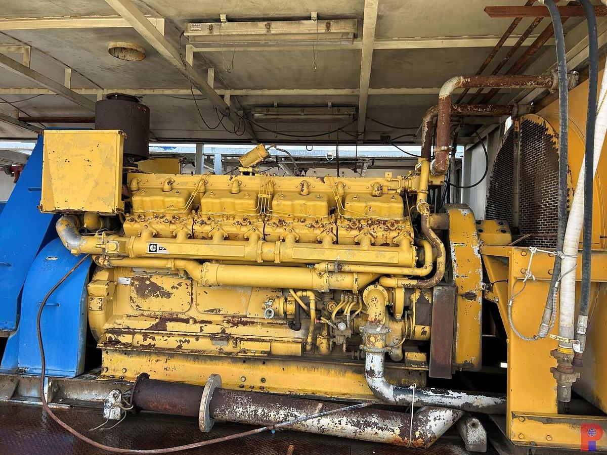 Used NATIONAL 10-P-130 TRIPLEX MUD PUMP P/B CATERPILLAR D399