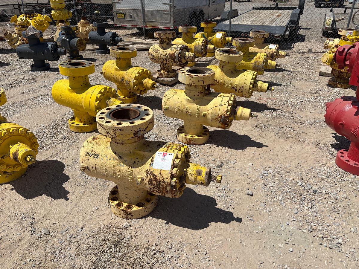 Used (5x$) (5) 7-1/16” 5K gate valves
