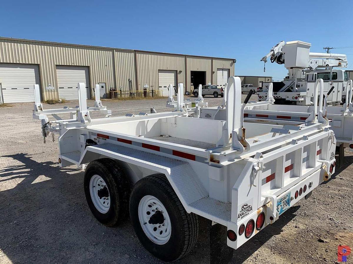 Used 2017 BROOKS BROTHERS TRAILERS 21’ T/A PINTLE HITCH POLE TRAILER