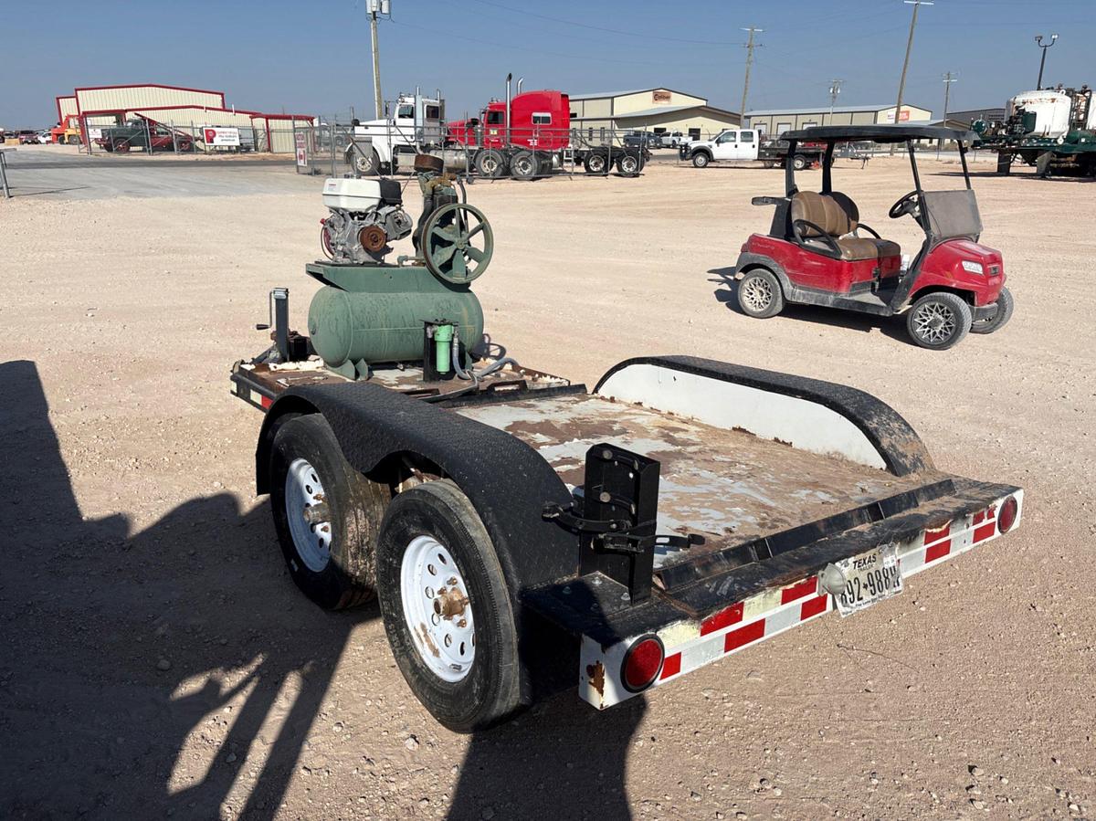 Used 2014 VALLEY INDUSTRIES 10.5’ X 57” T/A BUMPER PULL TRAILER