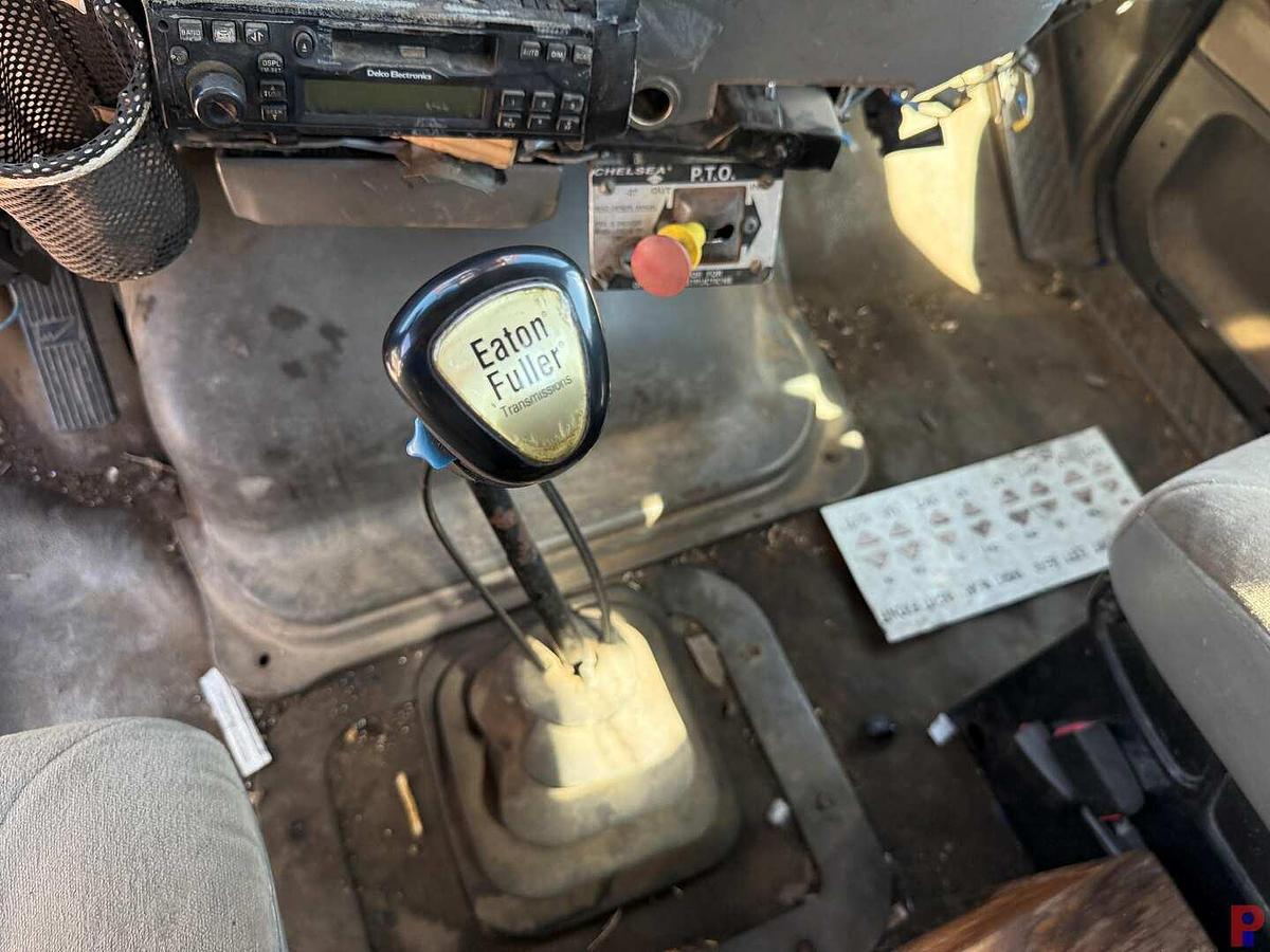 Used 2002 STERLING M8500 ACTERRA 87’ AERIAL PLATFORM SIGN CRANE TRUCK