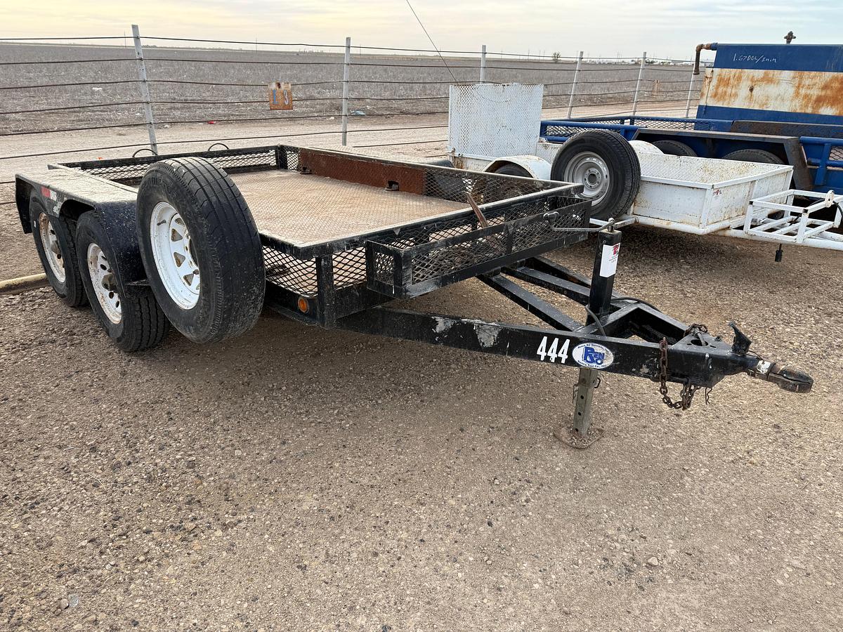 Used 2004 SHOP 10’ X 96” T/A BUMPER PULL UTILITY TRAILER