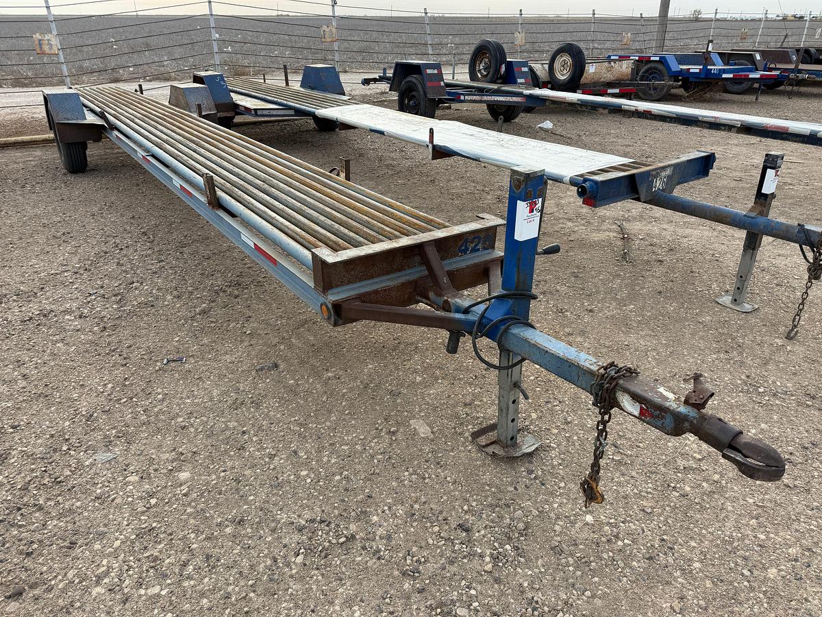 Used 2007 HMDE 30’ S/A BUMPER PULL DRILL COLLAR TRAILER