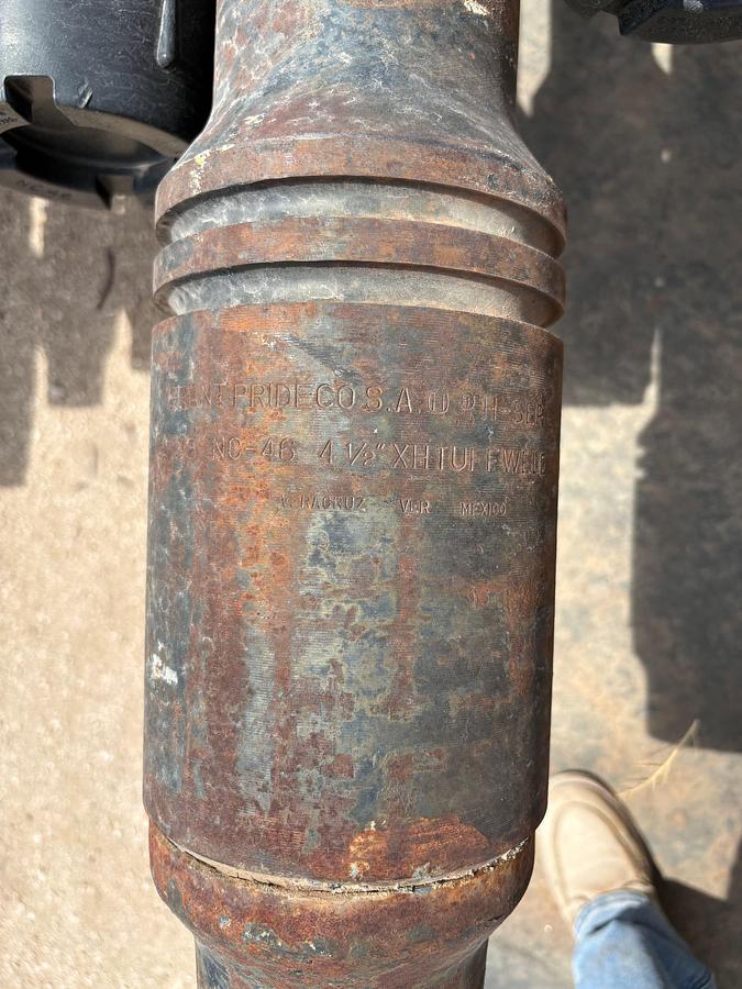 Used (58 JTS) of unused 4-1/2” G105 drill pipe