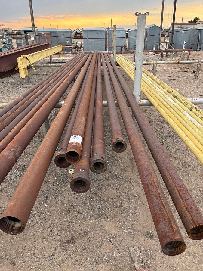 Used (217 x $) 217’ (7 jts) of 4-1/2”OD wash pipe