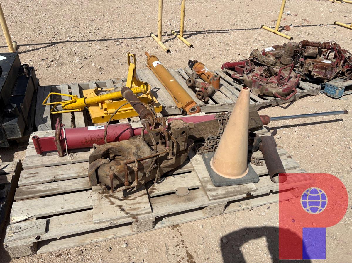 Used INCOMPLETE HYDRAULIC ROD TONG & 6’ HYDRAULIC TONG LIFT CYLINDER