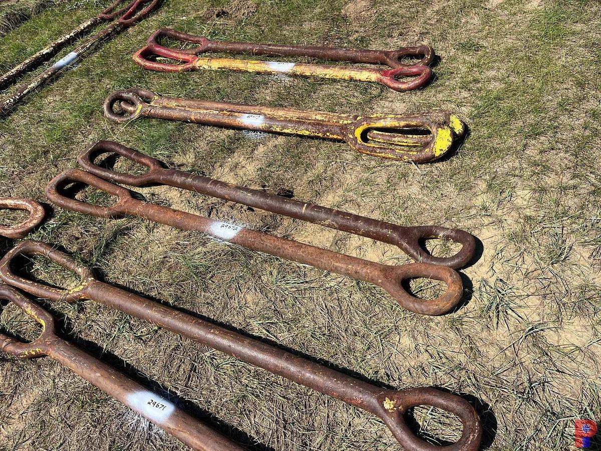 Used (2) 2” X 72” ELEVATOR LINKS