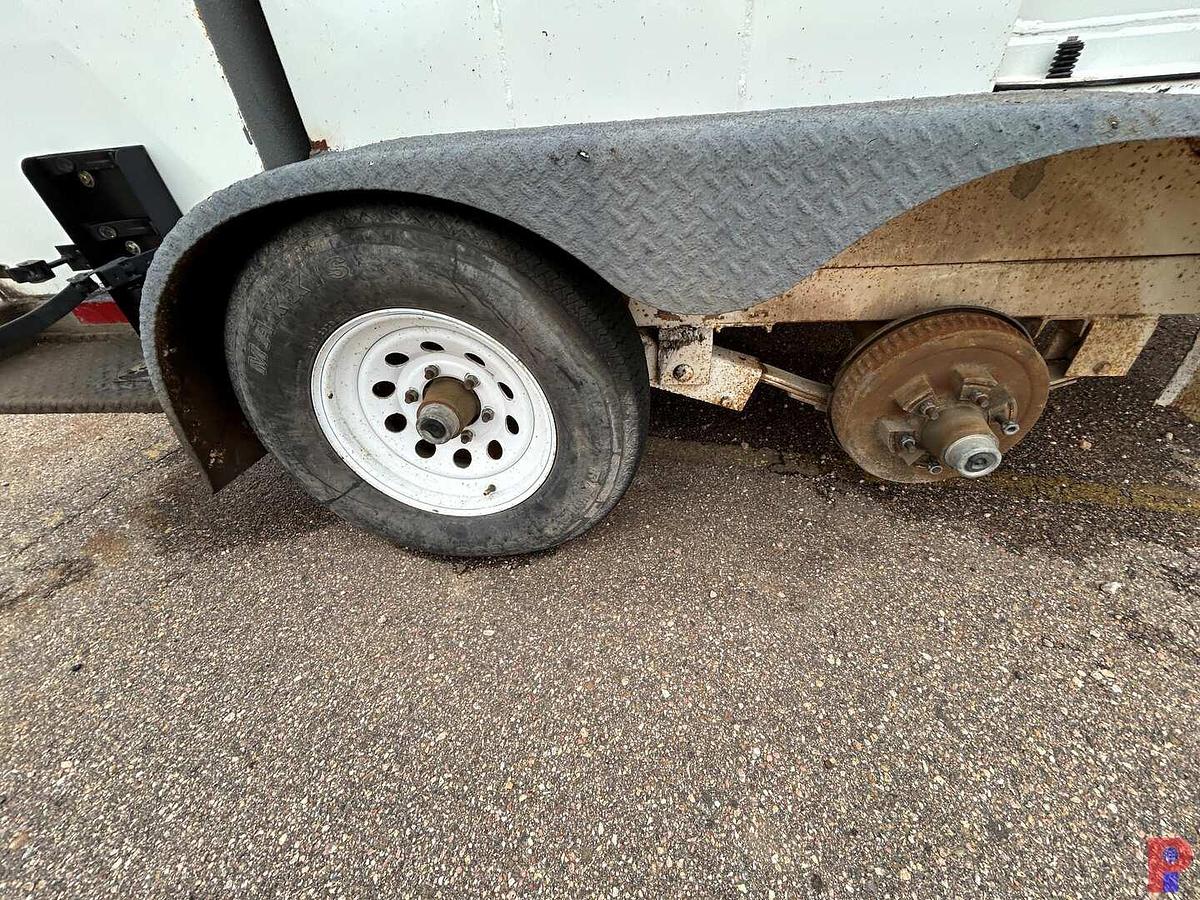 Used 2010 VALLEY ENGINEERING, INC. 12' T/A FUEL LUBE BUMPER PULL TRAILER