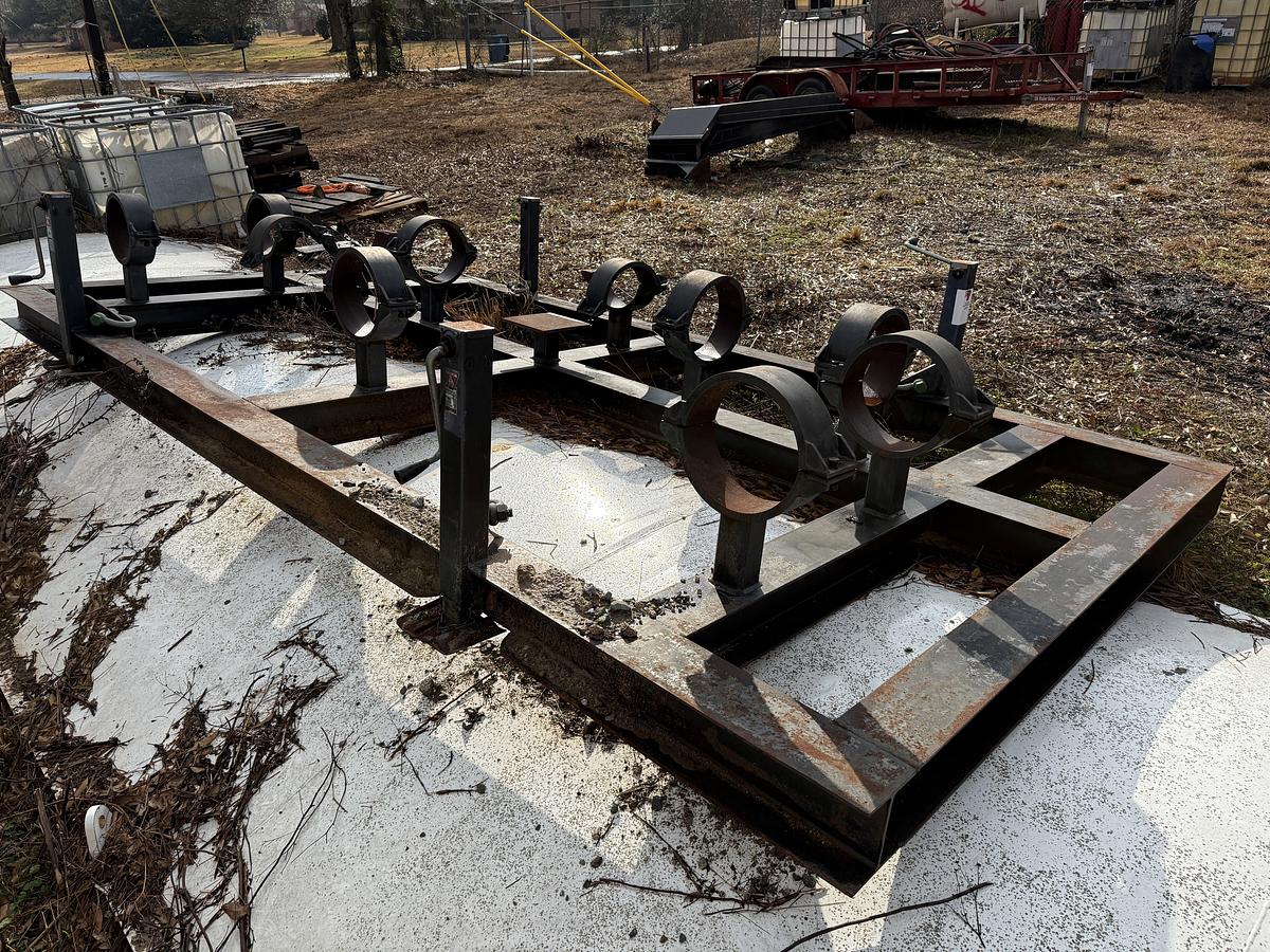 Used 14.6’ X 7.6’ MANIFOLD SKID W/ 10-3/4” WELD ON CLAMPS & (4) JACKS