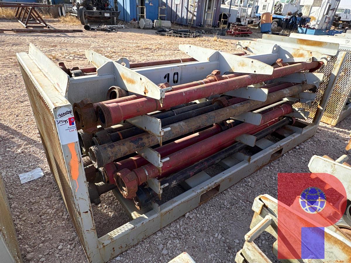 Used (31) JTS. OF 3” FIG 1502 15K WP FLOW IRON ON TRANSPORT RACK