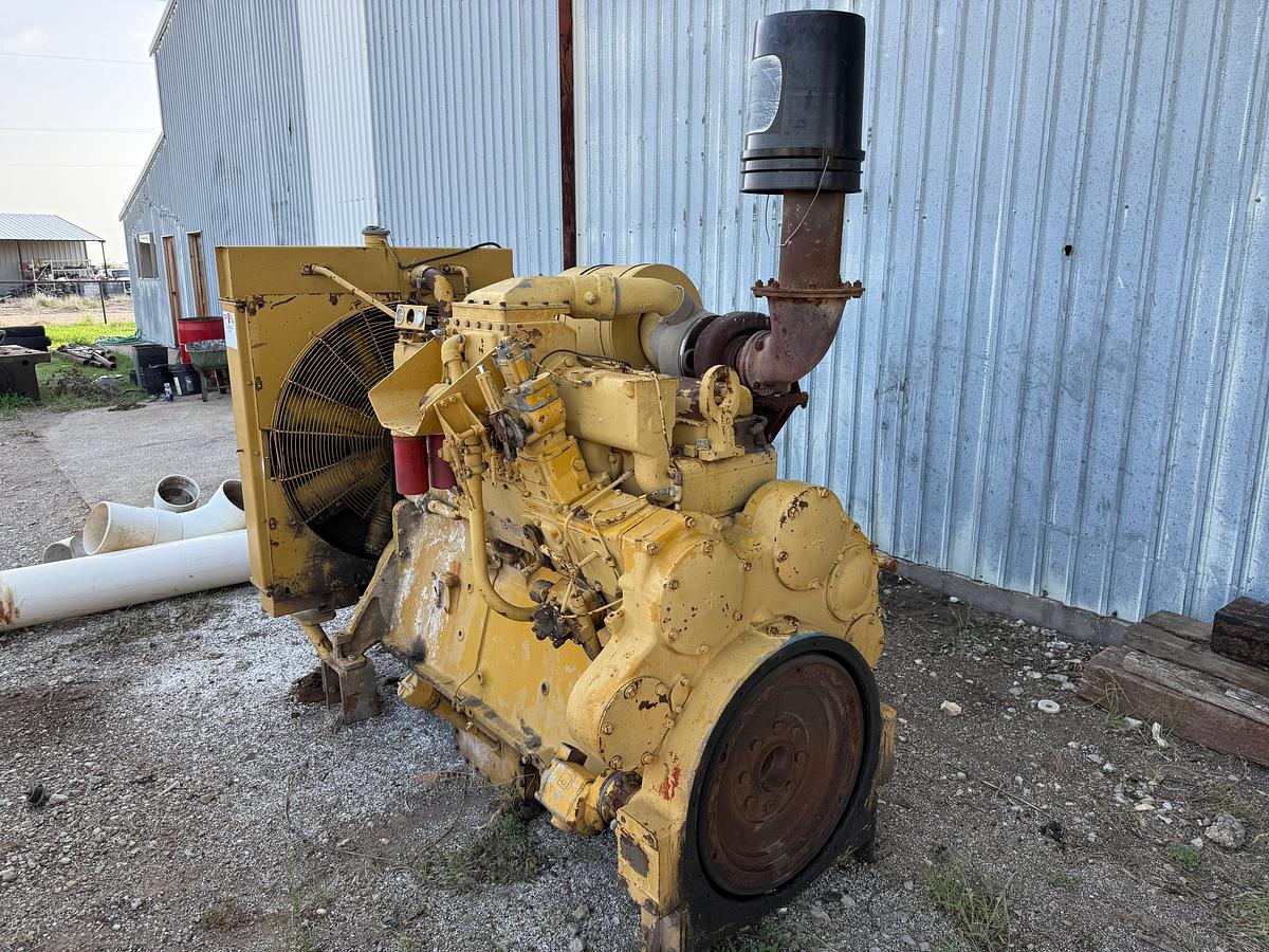 Used CATERPILLAR D353E DIESEL ENGINE W/ RADIATOR