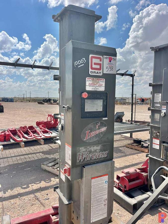 Used SET OF (4) GRAY WPLS-180WI3 PORTABLE HEAVY DUTY TRUCK LIFTS